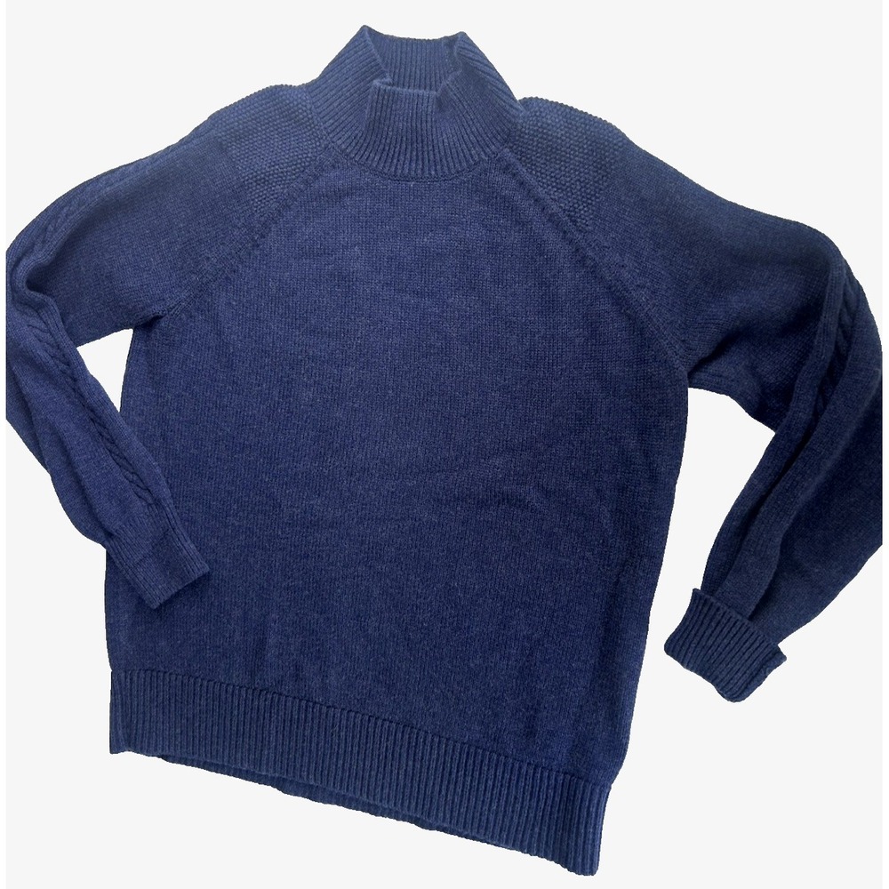 Orvis Heavy‎ Chunky Fisherman Sweater Wool Cotton Blend Size M